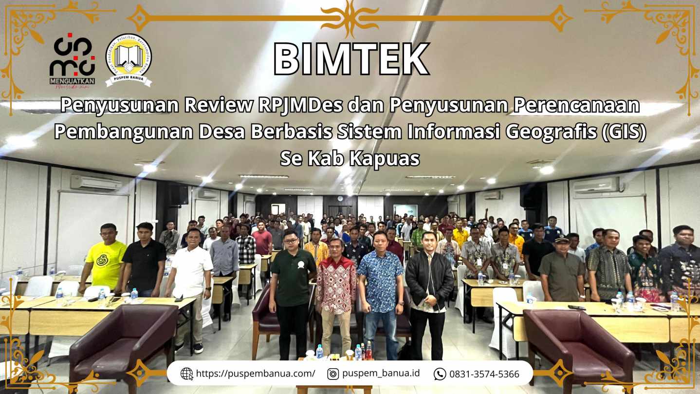 Materi Pertama Bimtek Review RPJMDes oleh Bapak Budi Kurniawan , S.Sos, M. Si.