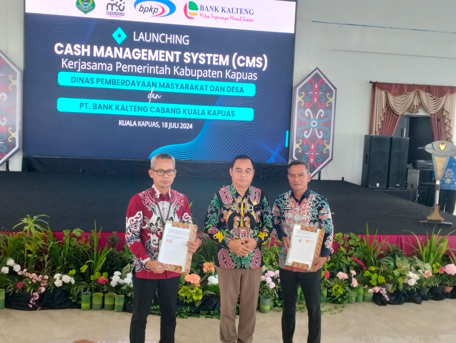 Implementasi Aplikasi Cash Management System (CMS) di 214 Desa Kabupaten Kapuas